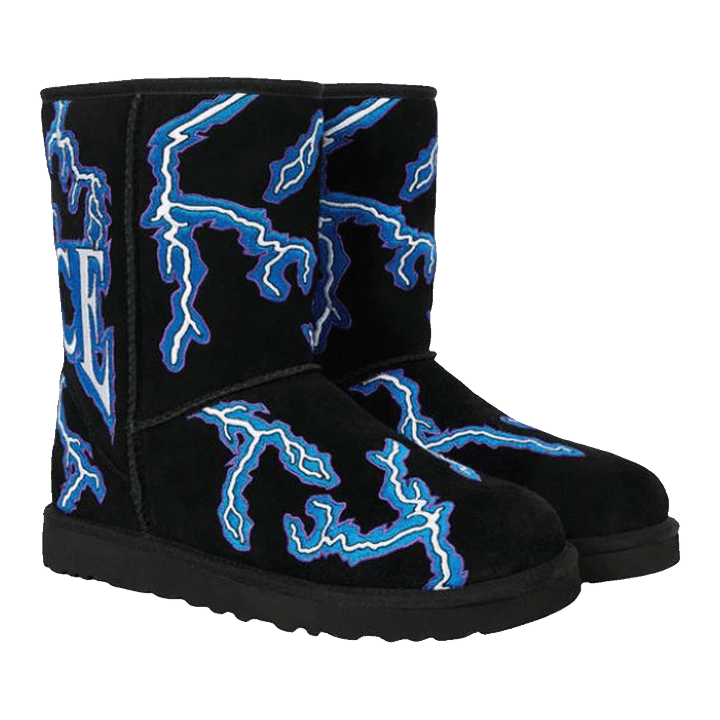 UGG Classic Short Boot Palace Lightning Black Side