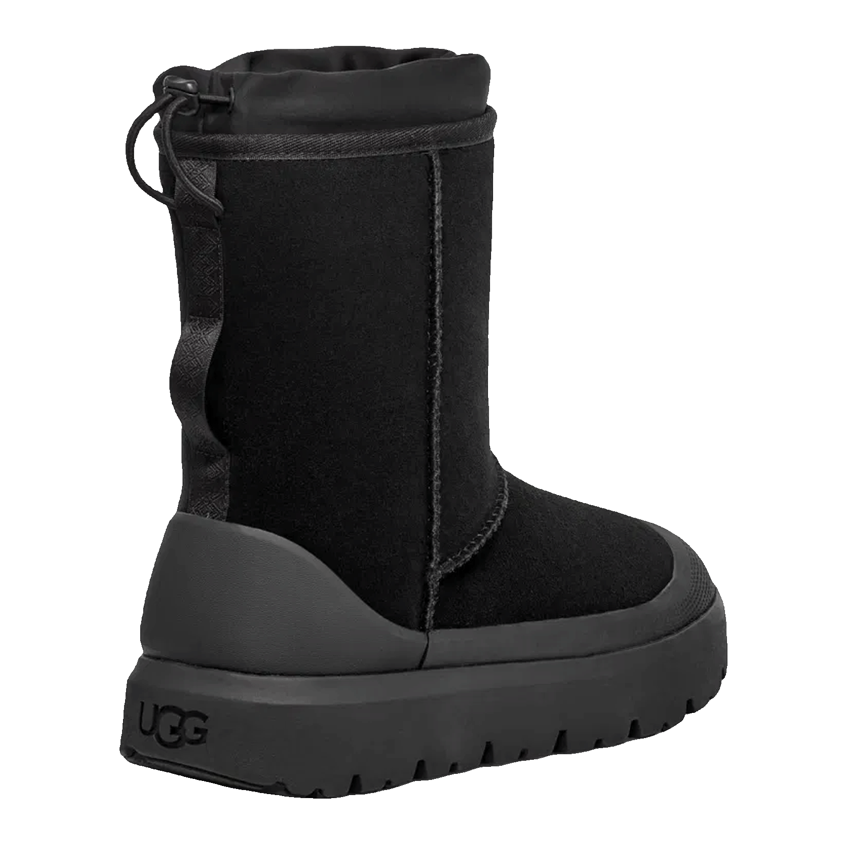 UGG Classic Short Weather Hybrid Boot Black Back