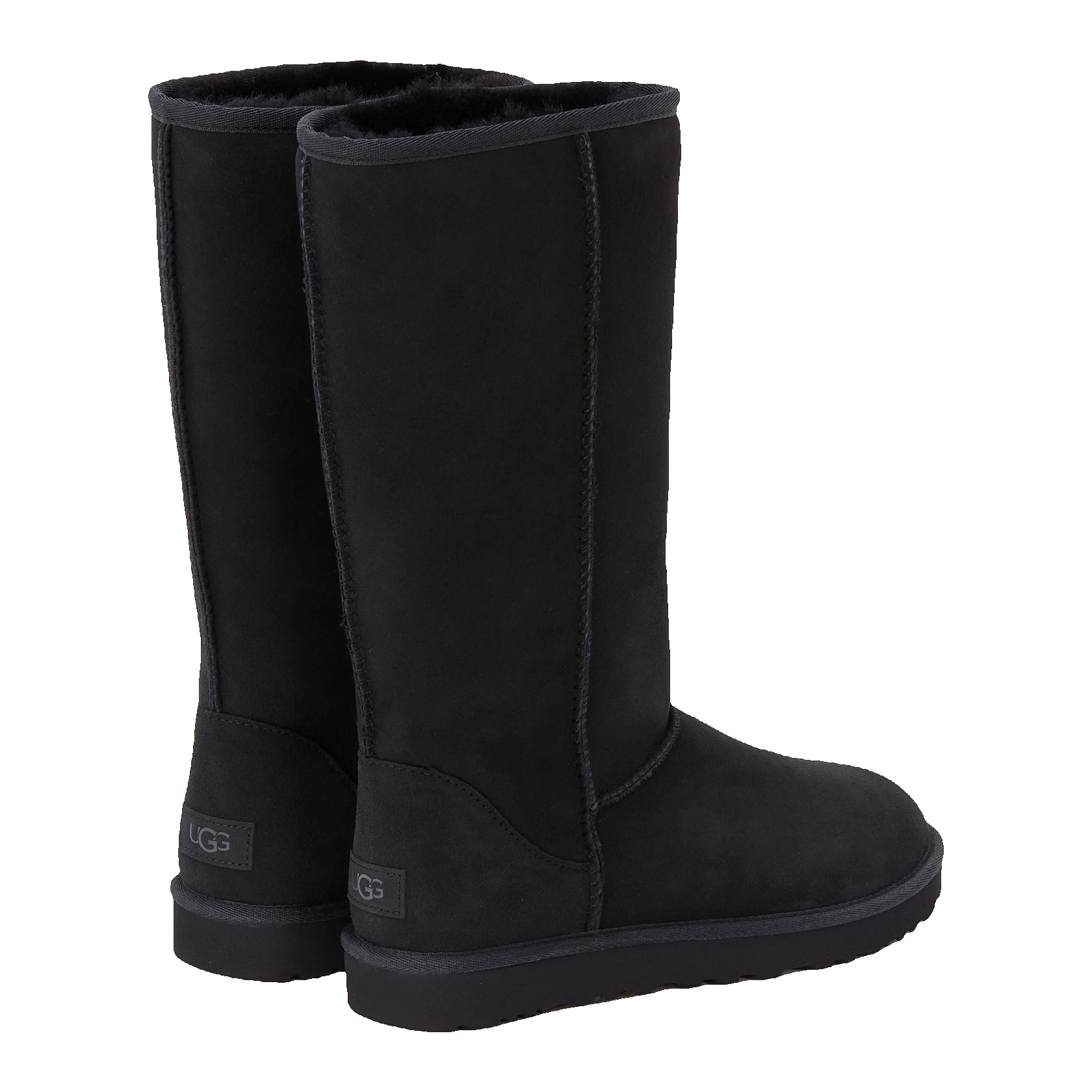 UGG Classic Tall II Boot Black (Kids) Back