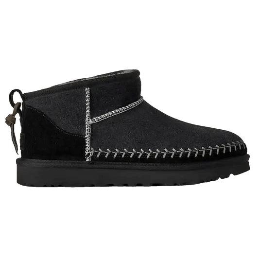 UGG Classic Ultra Mini Biarritz Boot Black (W)