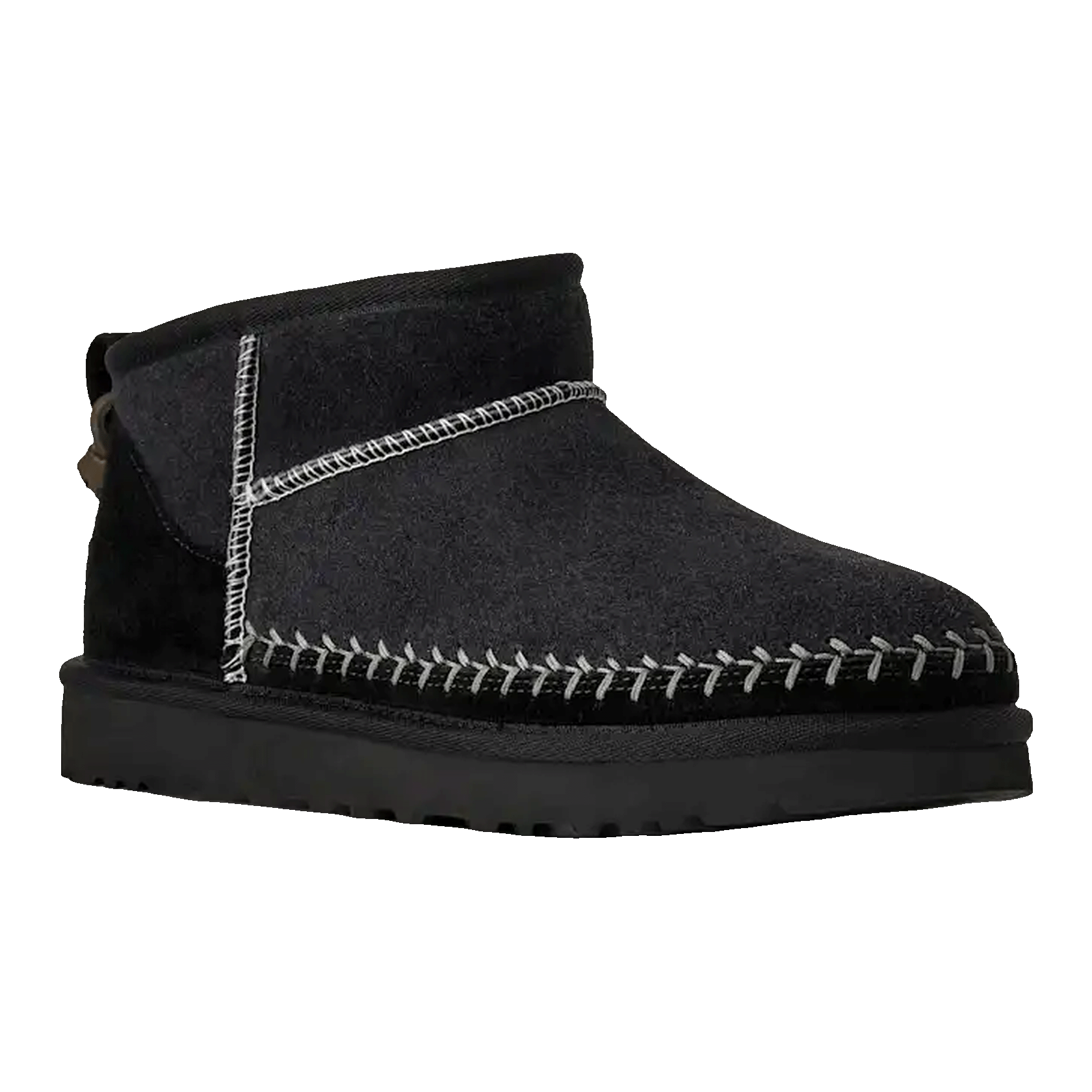 UGG Classic Ultra Mini Biarritz Boot Black (W) Side