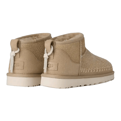 UGG Classic Ultra Mini Biarritz Boot Mustard Seed (W) Back