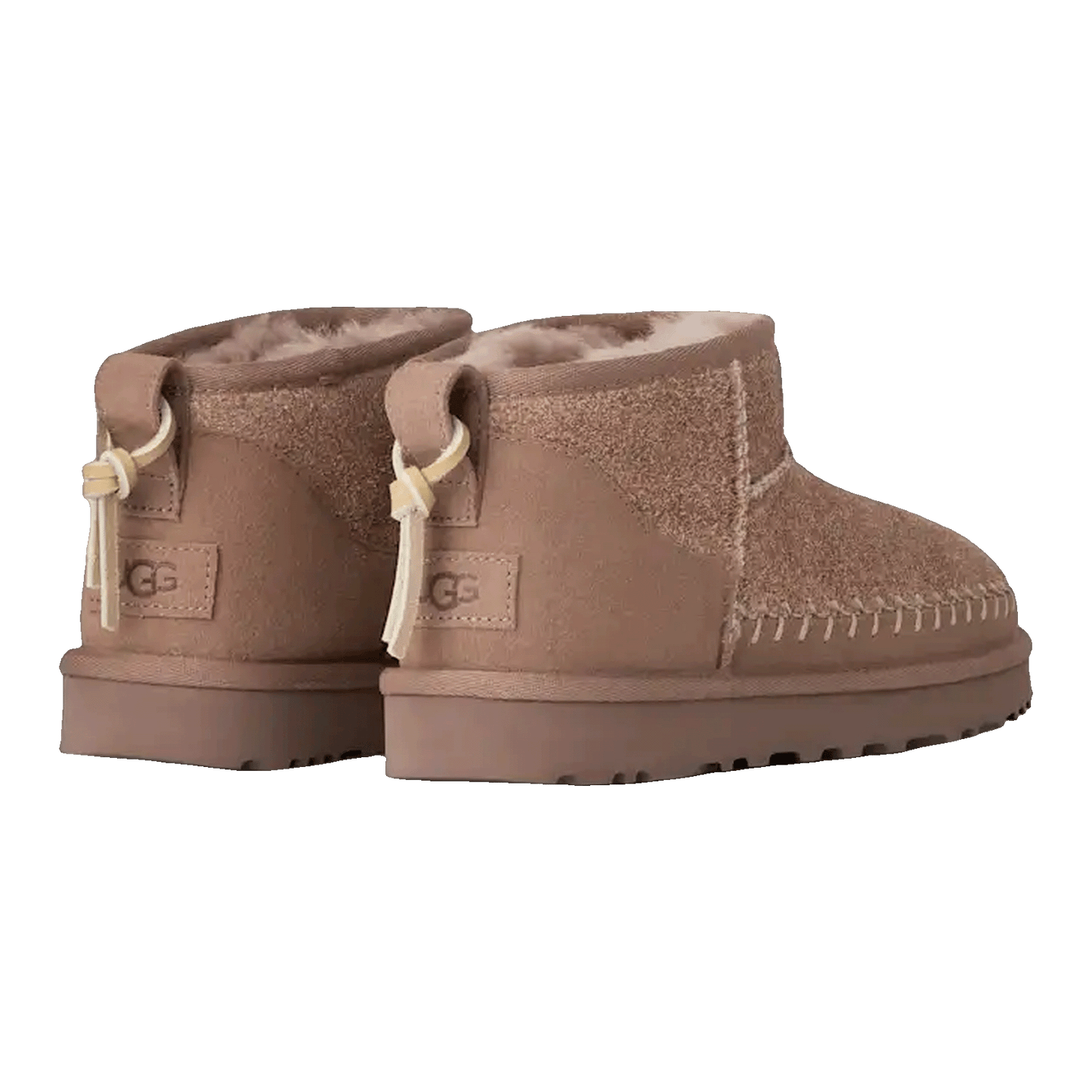 UGG Classic Ultra Mini Biarritz Boot Rocky Oak (W) Back
