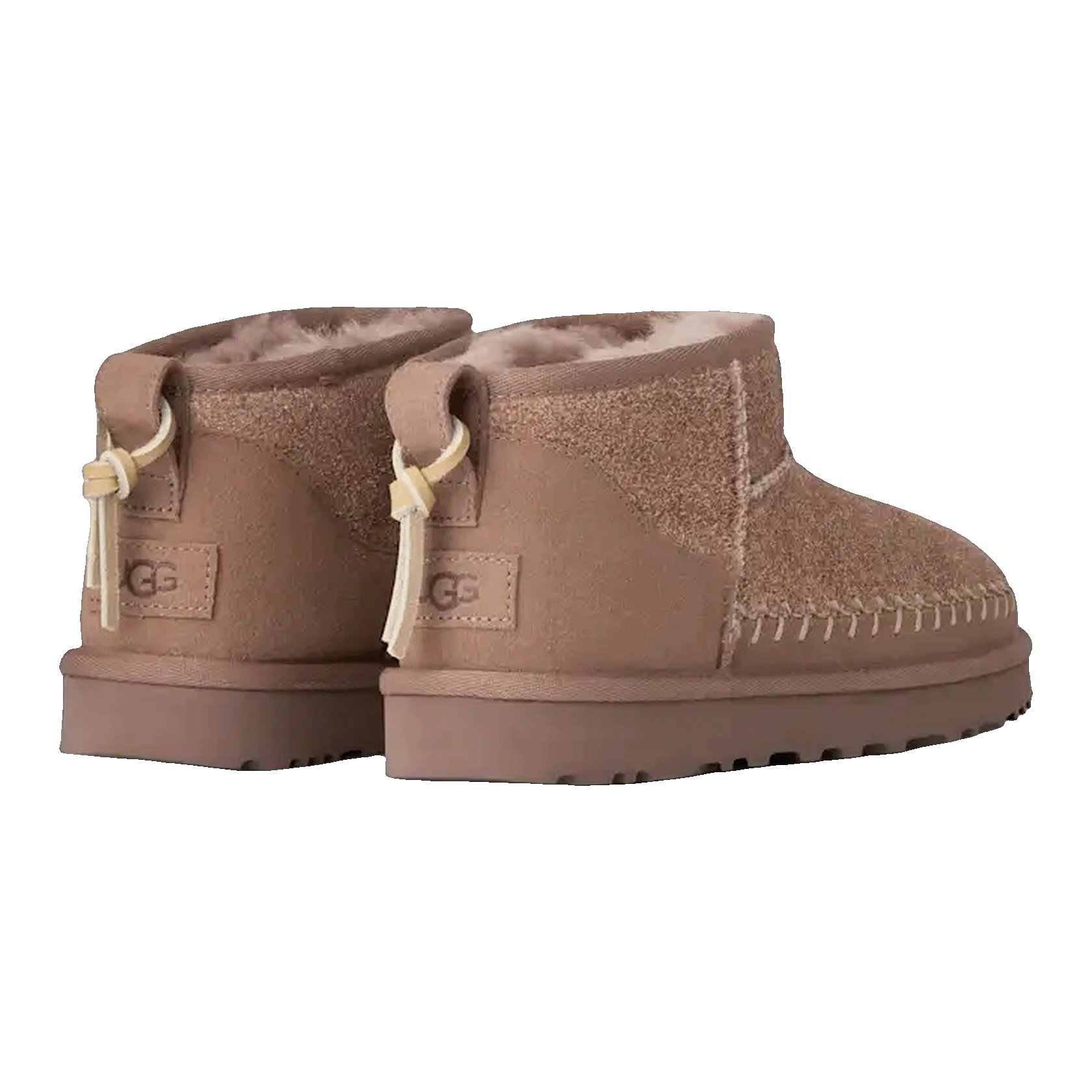 UGG Classic Ultra Mini Biarritz Boot Rocky Oak (W) Back
