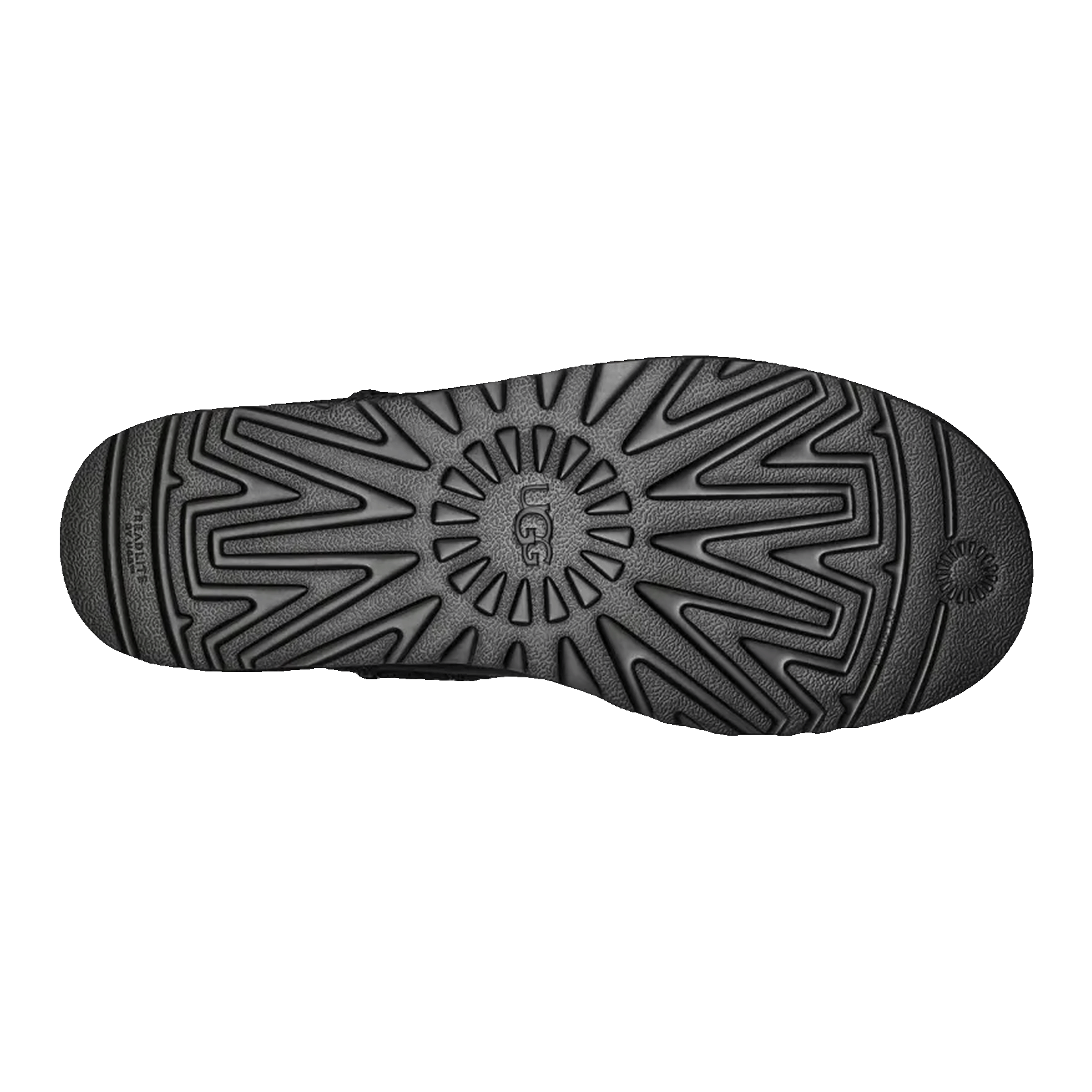 UGG Classic Ultra Mini Boot Black Sohle