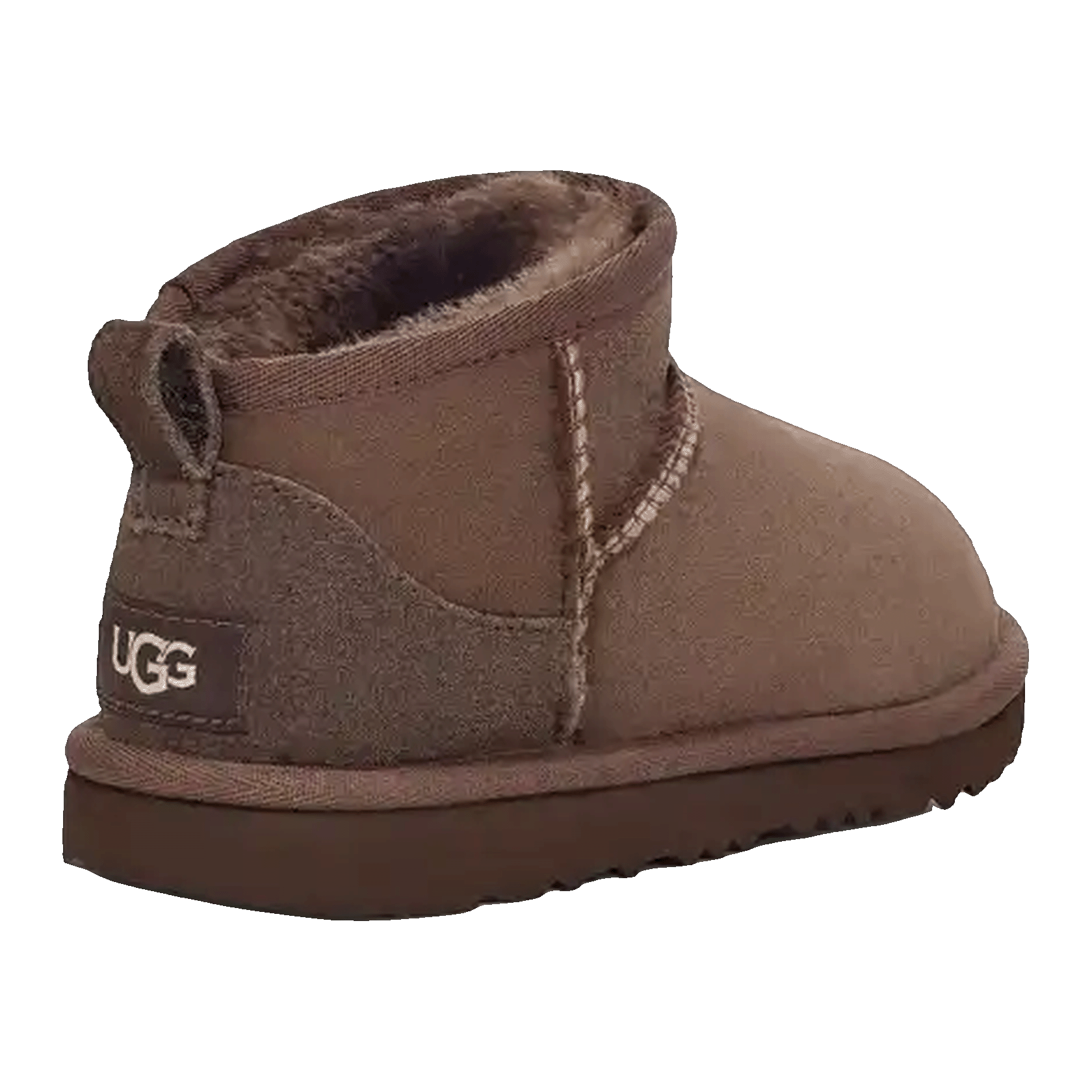 UGG Classic Ultra Mini Boot Burnt Cedar (Kids) Back