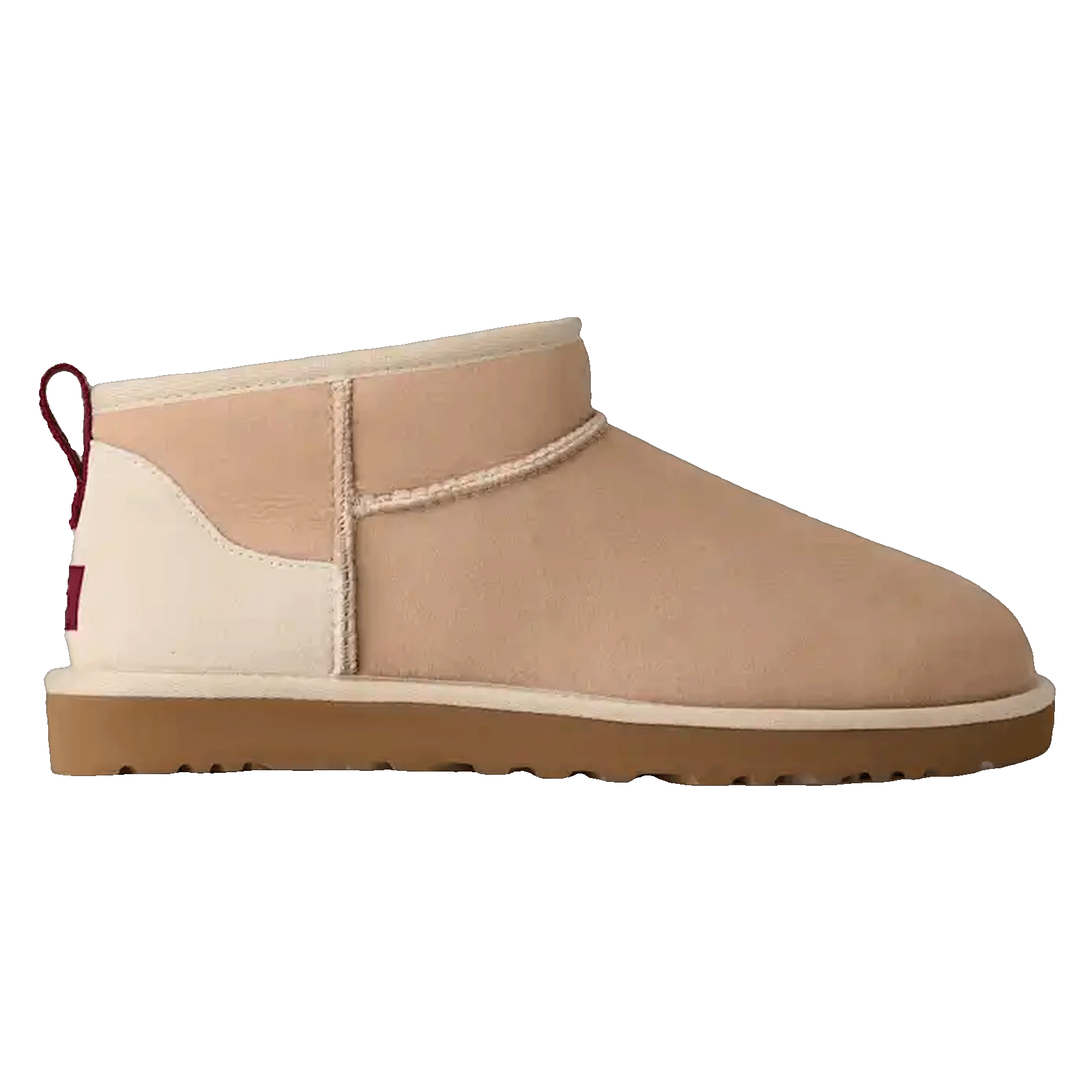 UGG Classic Ultra Mini Boot Driftwood Biking Red