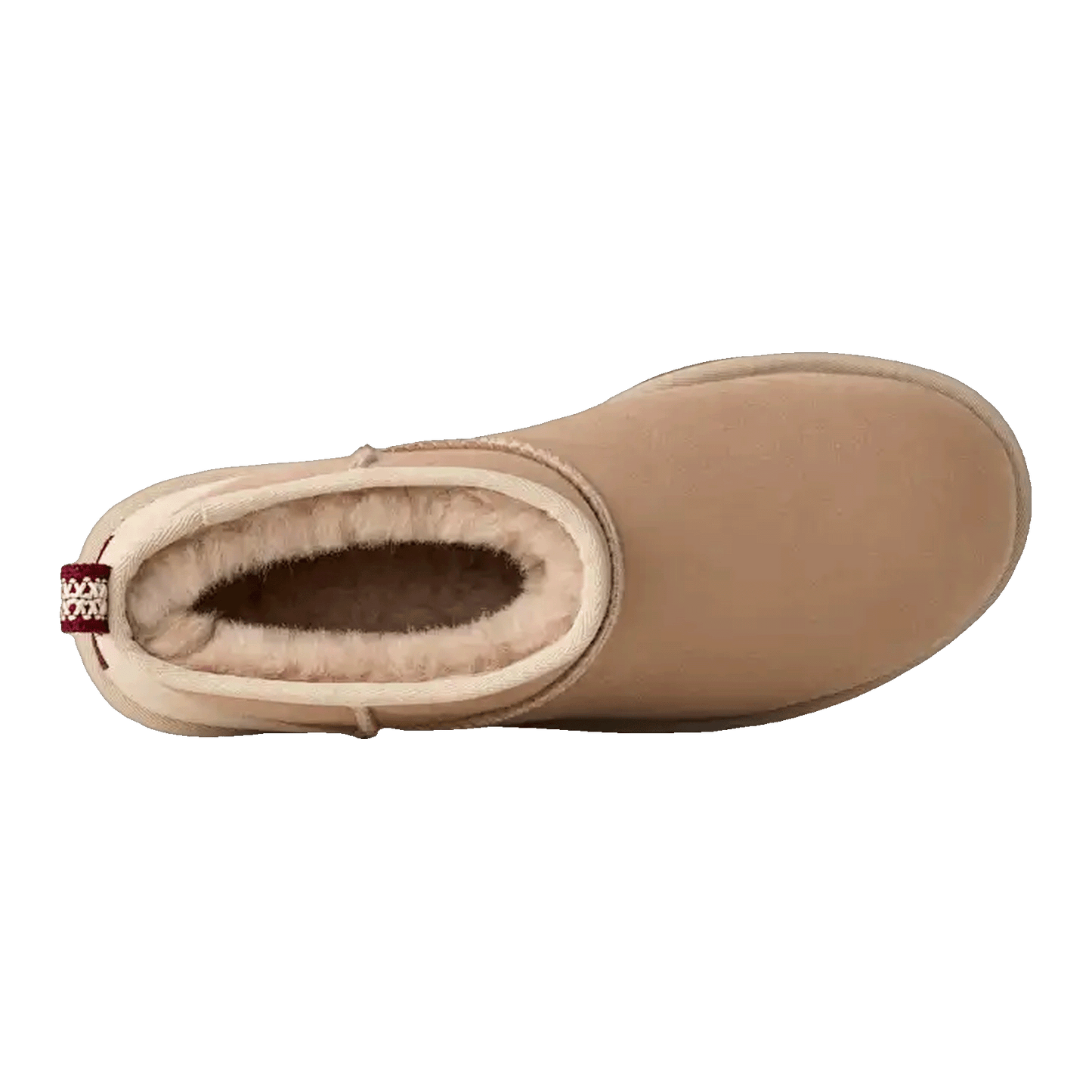 UGG Classic Ultra Mini Boot Driftwood Biking Red Oben