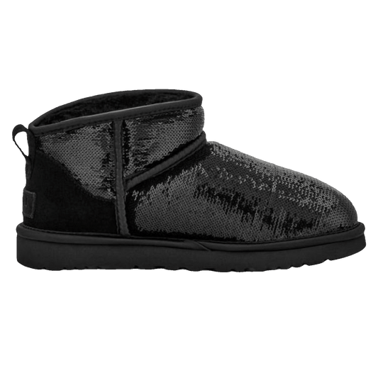 UGG Classic Ultra Mini Boot Mirror Ball Black (W)