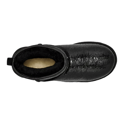 UGG Classic Ultra Mini Boot Mirror Ball Black (W) Oben