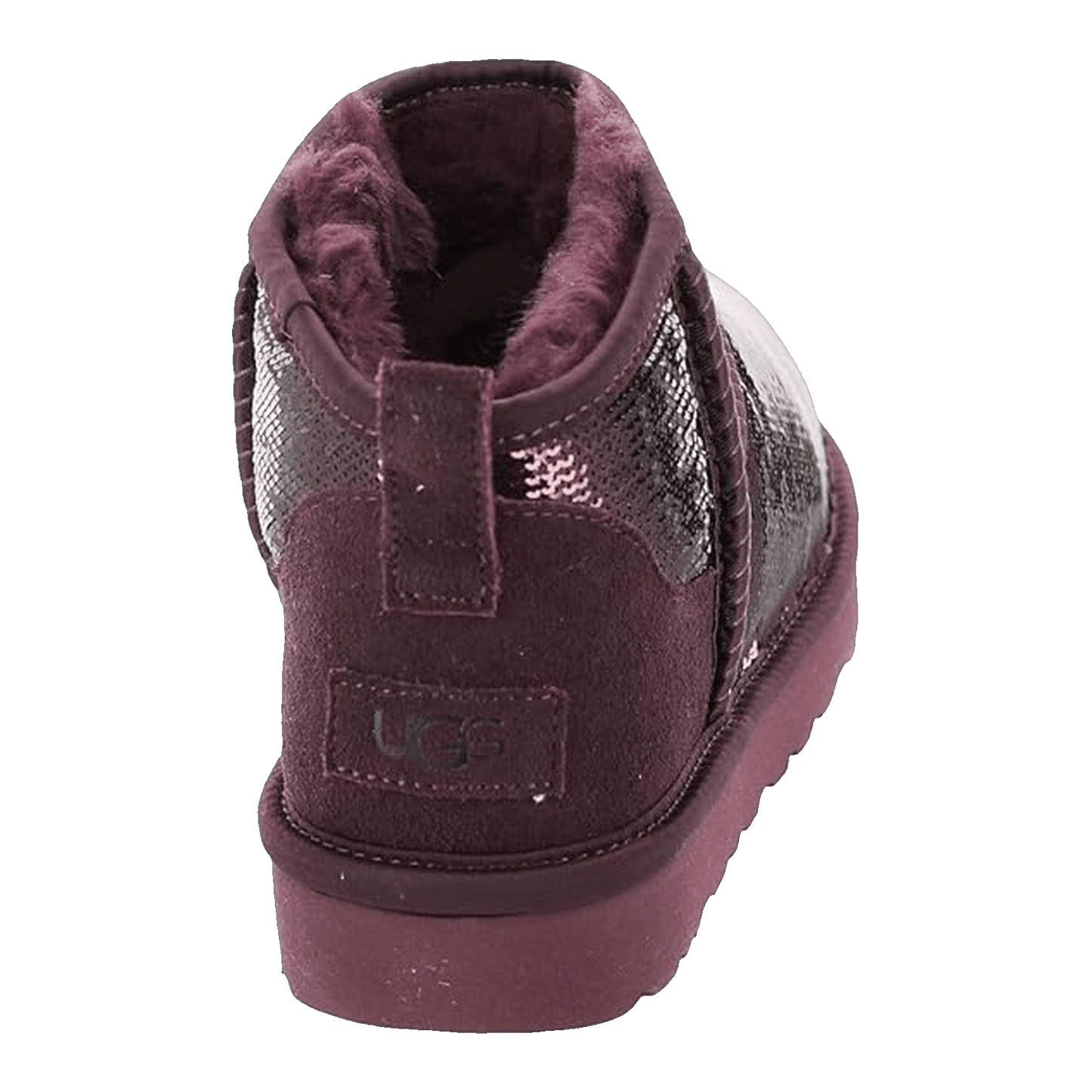 UGG Classic Ultra Mini Boot Mirror Ball Wild Grape (W) Back