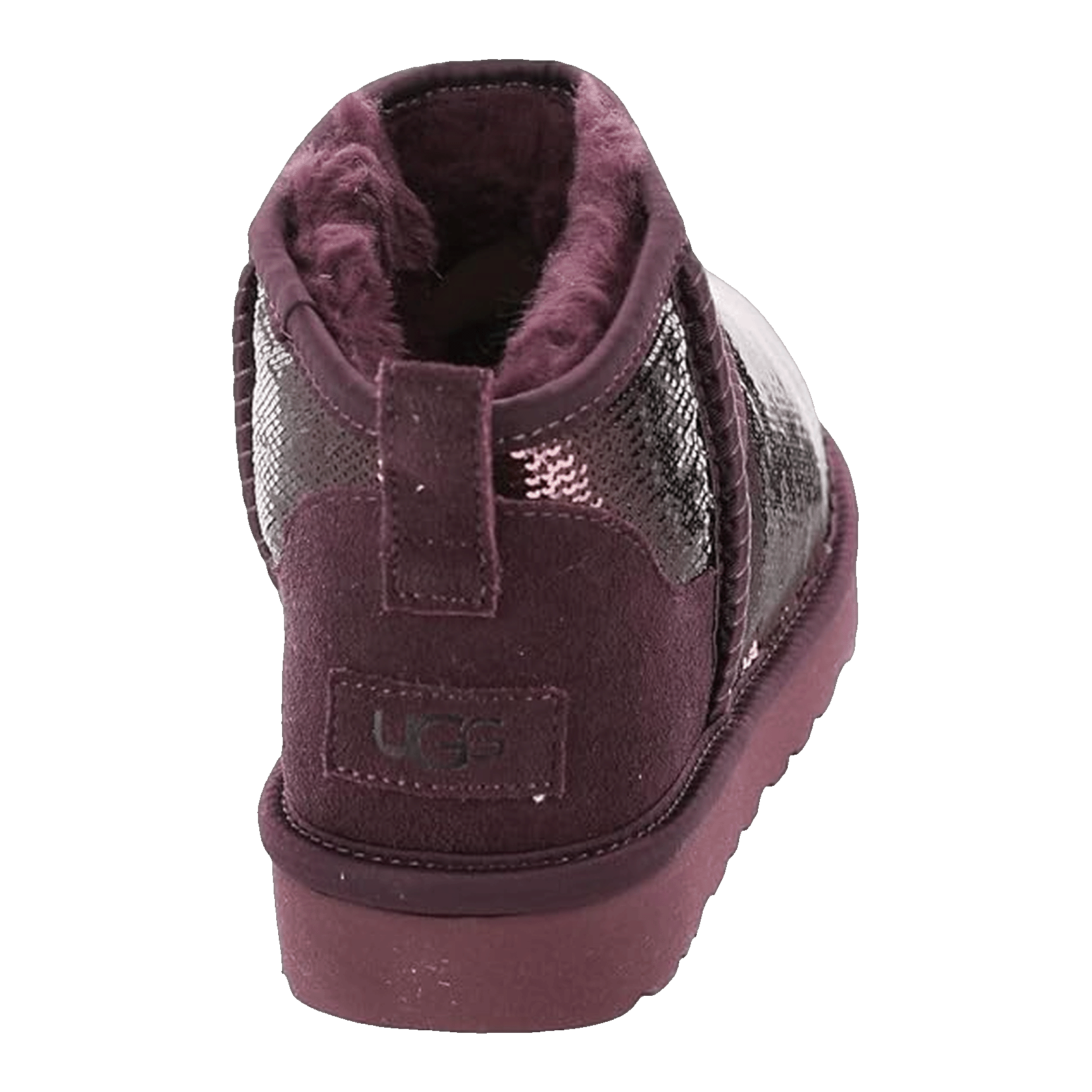 UGG Classic Ultra Mini Boot Mirror Ball Wild Grape (W) Back