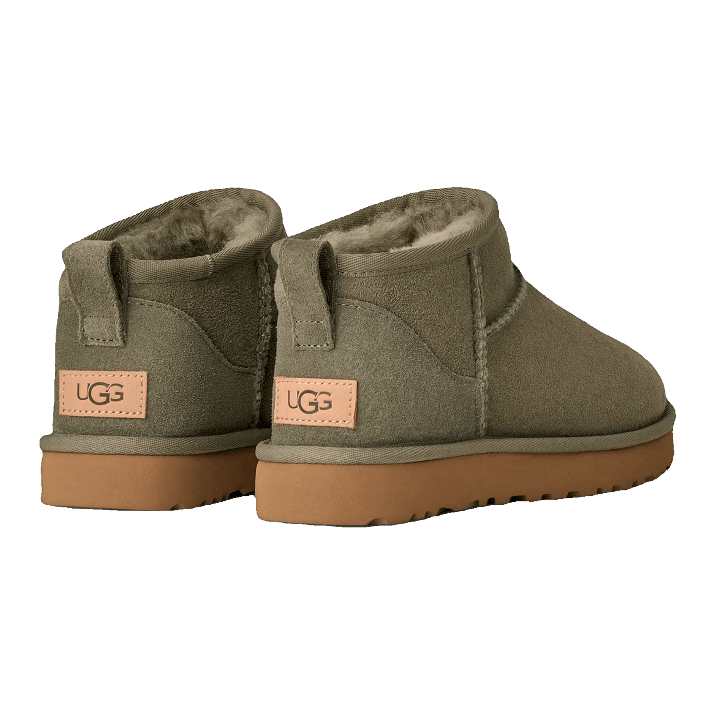 UGG Classic Ultra Mini Boot Moss Green Amphora (W) Back