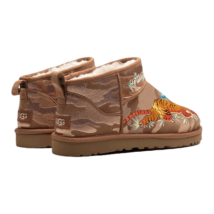 UGG Classic Ultra Mini Boot Palace Chestnut Camo Back