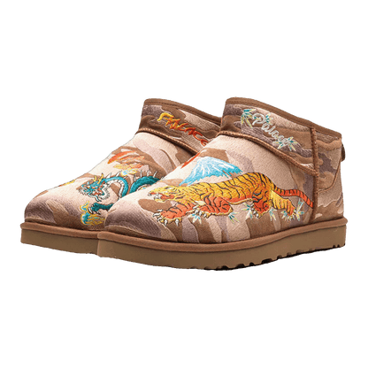 UGG Classic Ultra Mini Boot Palace Chestnut Camo Side