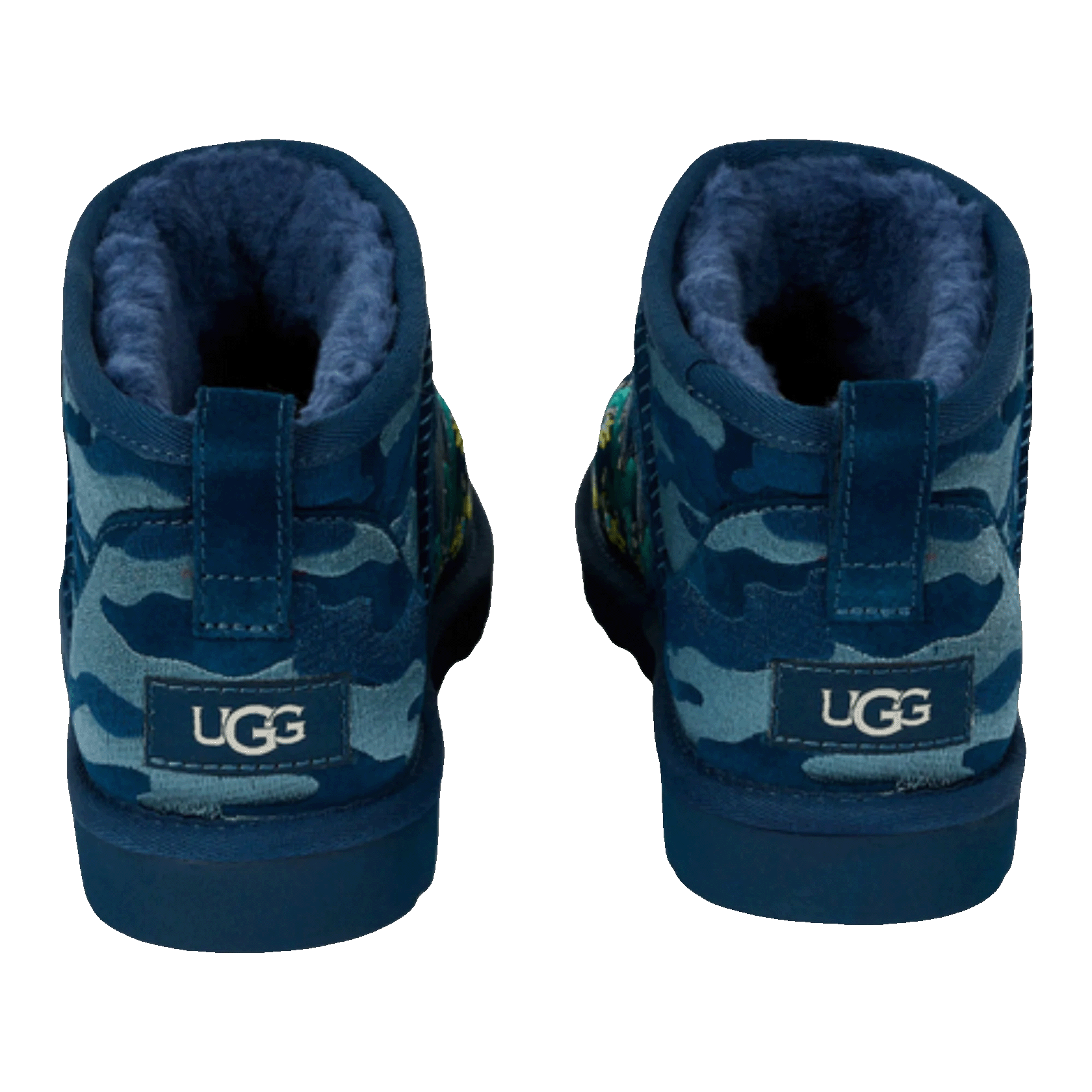 UGG Classic Ultra Mini Boot Palace Navy Camo Back