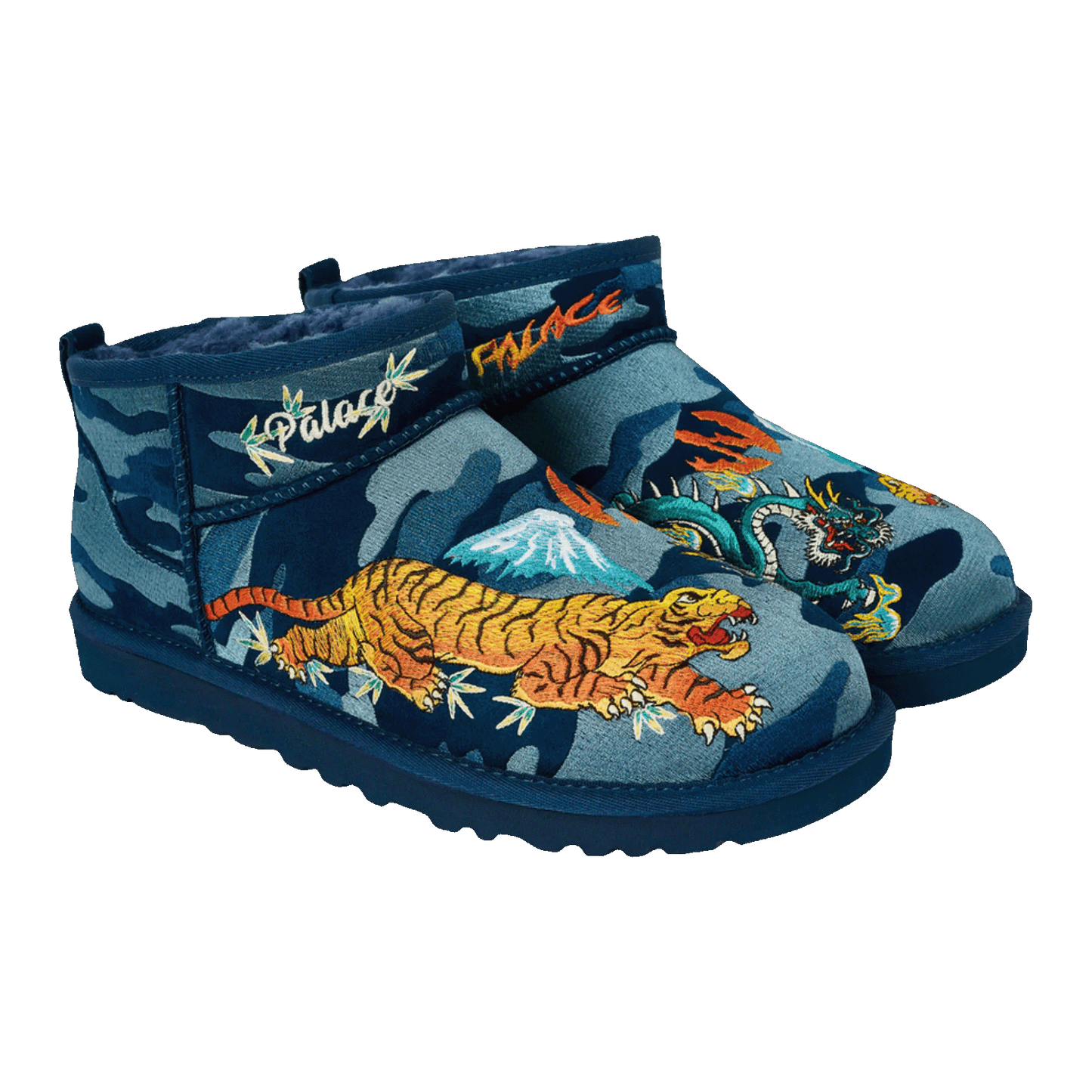 UGG Classic Ultra Mini Boot Palace Navy Camo Side