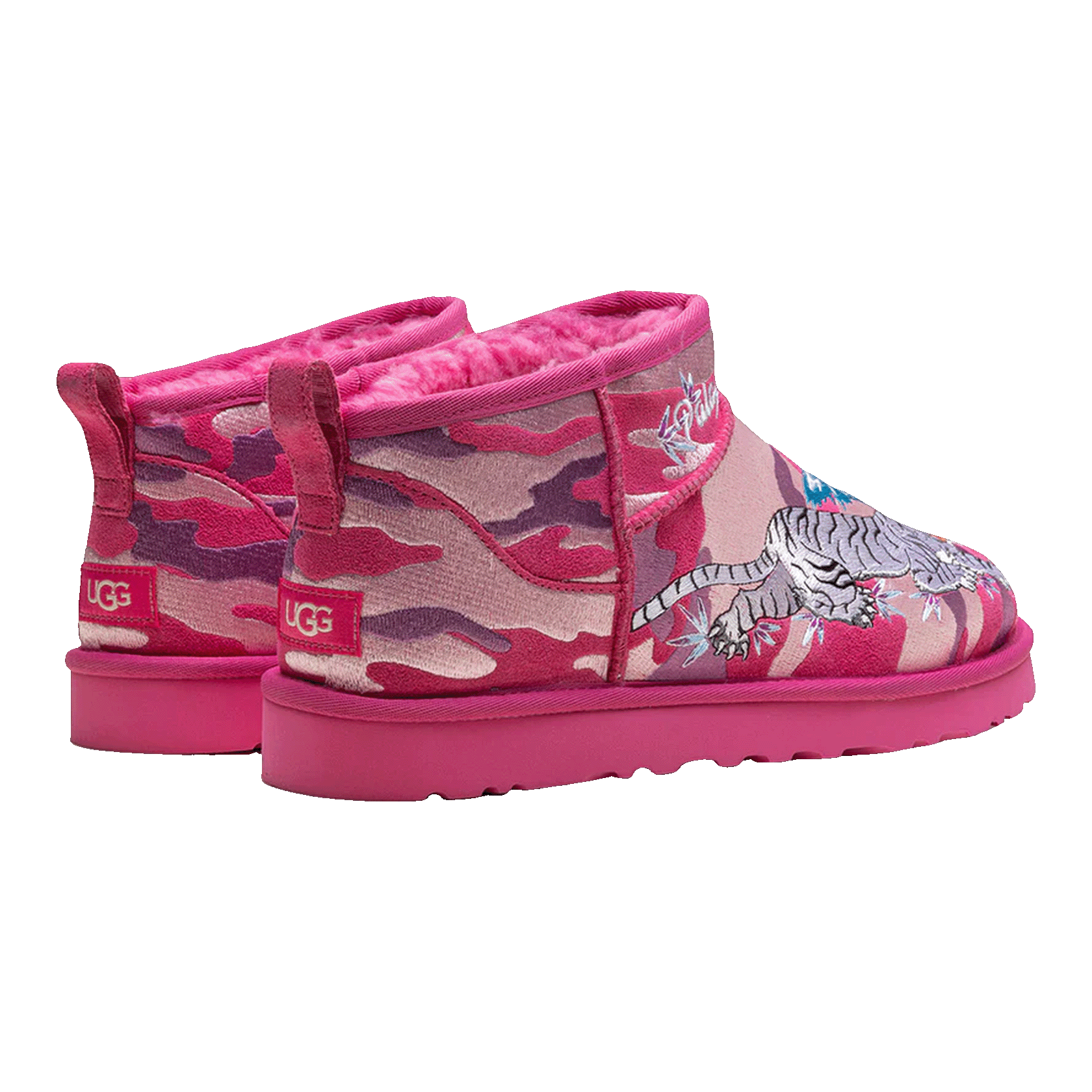 UGG Classic Ultra Mini Boot Palace Pink Camo Back