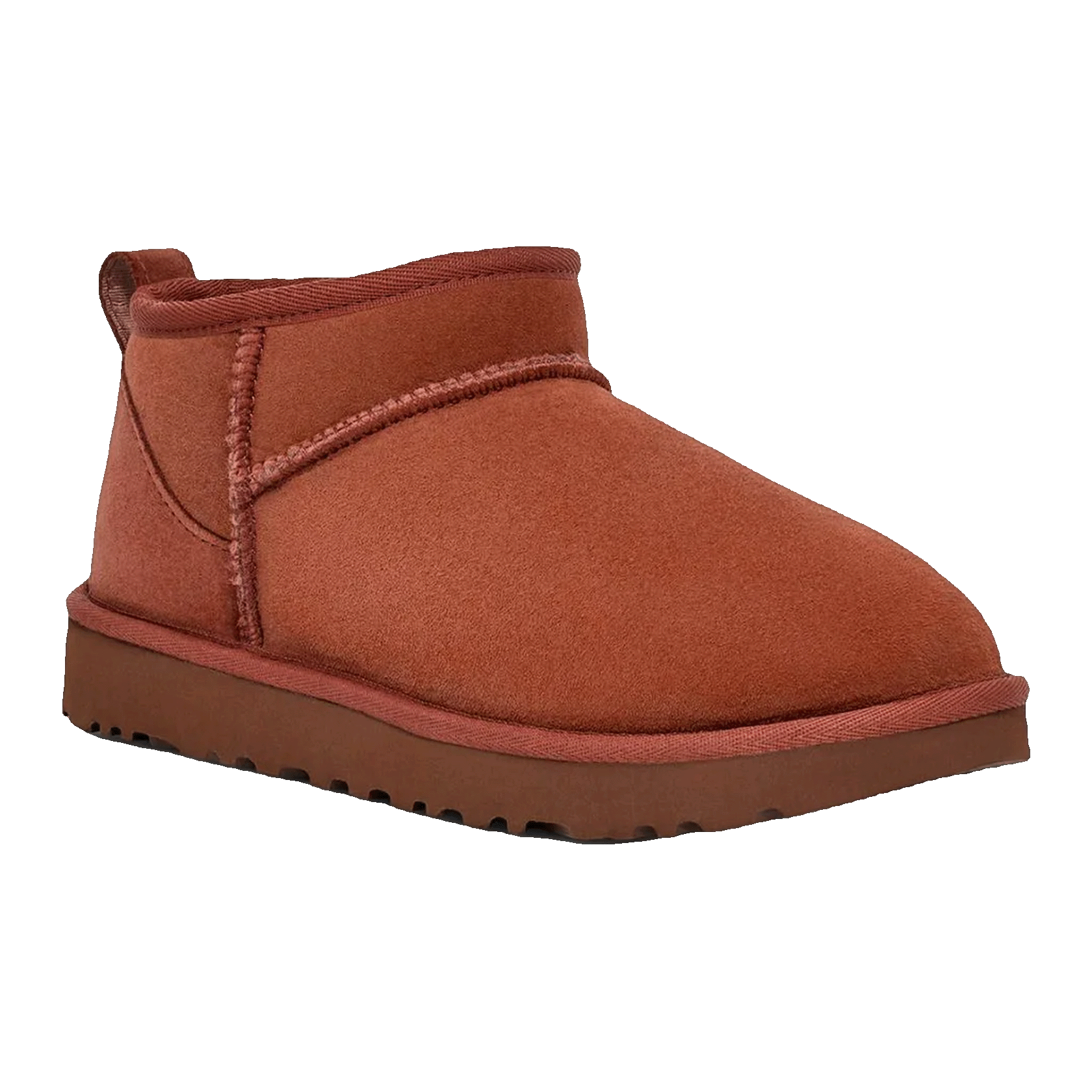 UGG Classic Ultra Mini Boot Red Jasper (W) Side