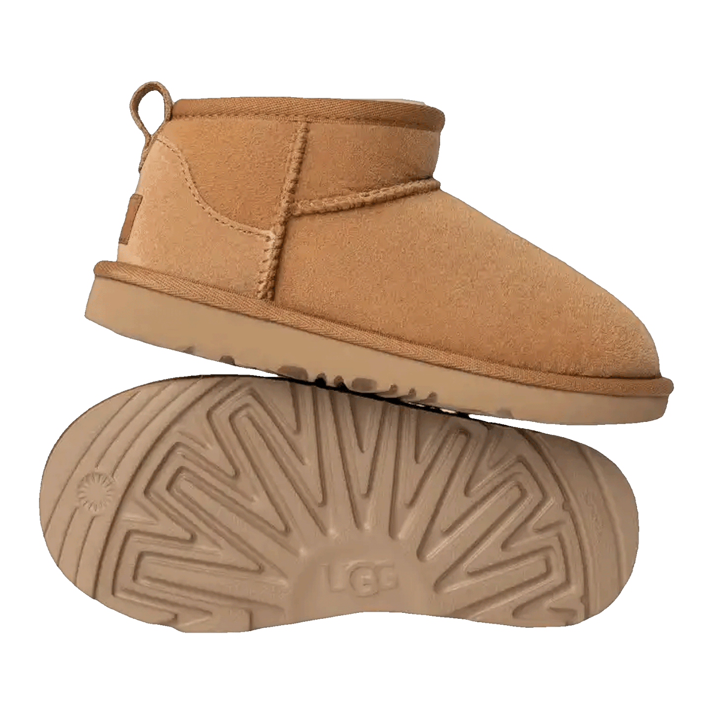 UGG Classic Ultra Mini Boot Sand (Kids) Detail