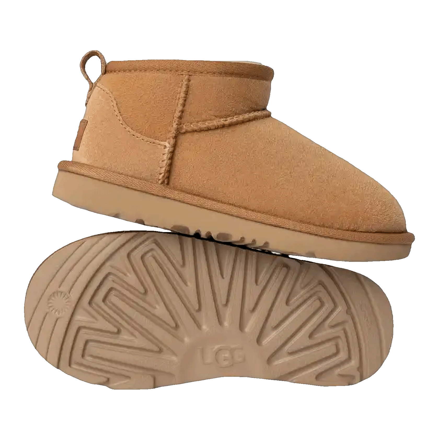 UGG Classic Ultra Mini Boot Sand (Kids) Detail