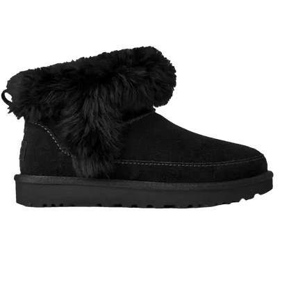 UGG Classic Ultra Mini Chalet Boot Black (W)