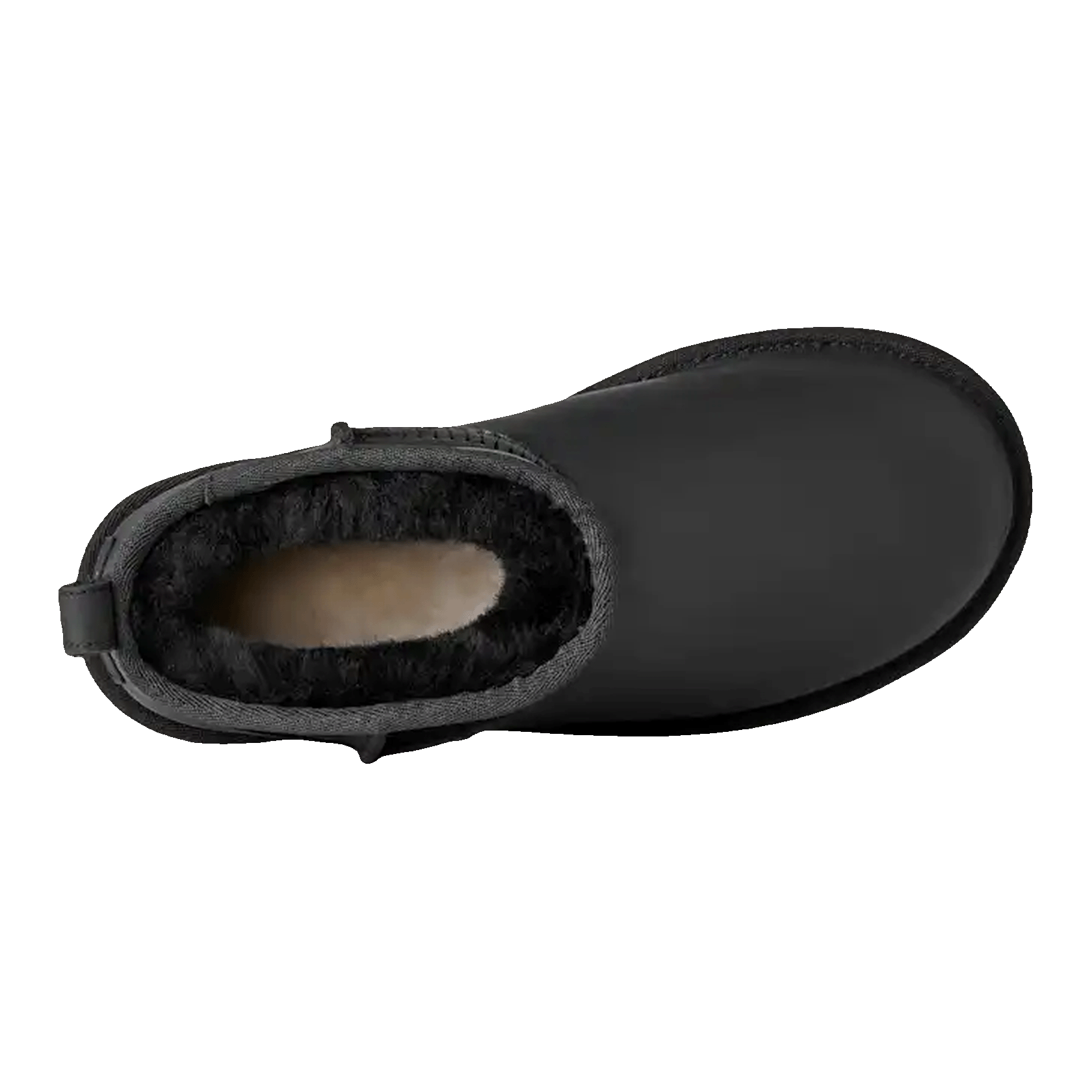 UGG Classic Ultra Mini Leather Boot Black (W) Oben