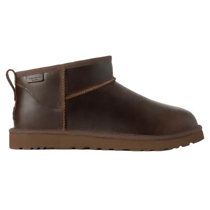UGG Classic Ultra Mini LTHR Regen Boot Ironwood