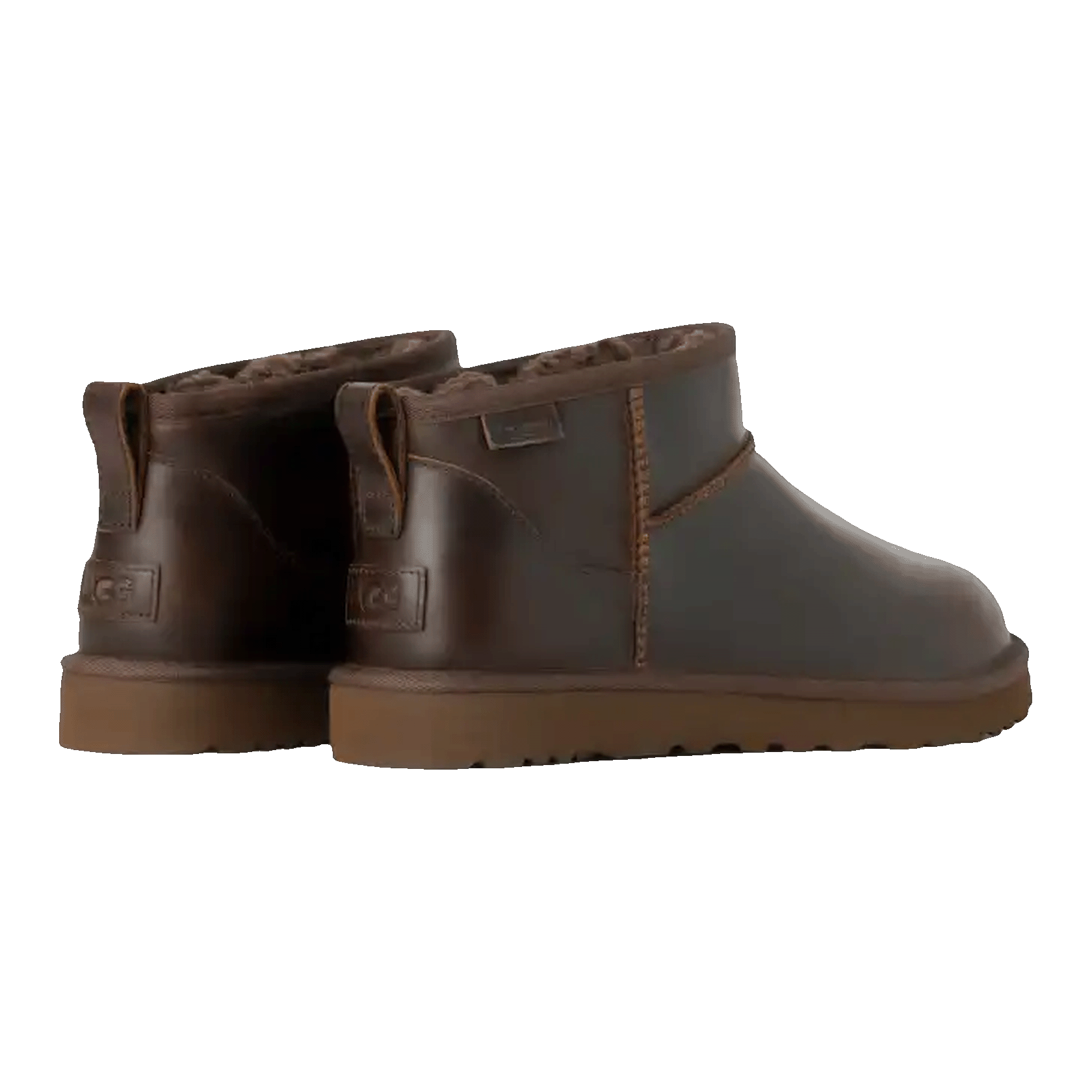 UGG Classic Ultra Mini LTHR Regen Boot Ironwood Back