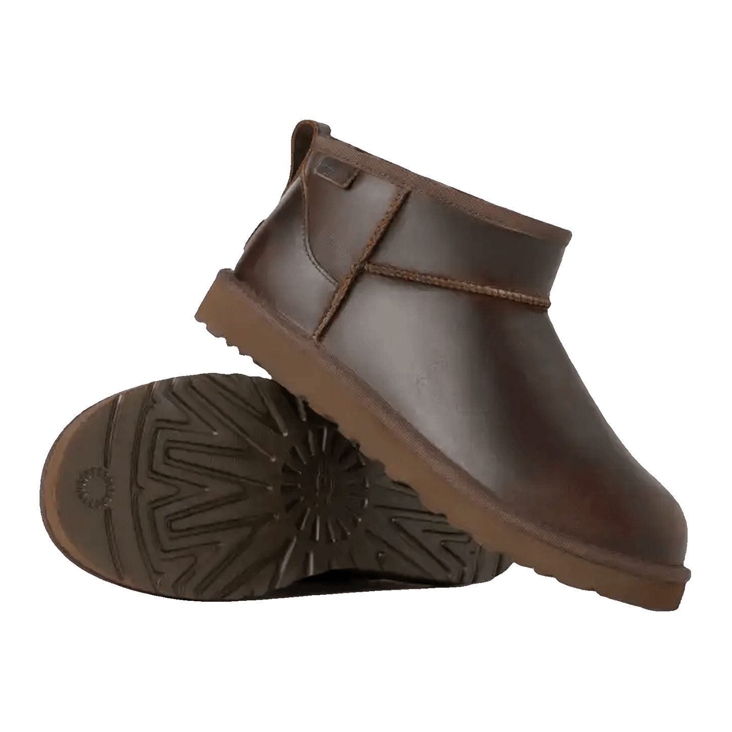 UGG Classic Ultra Mini LTHR Regen Boot Ironwood Detail