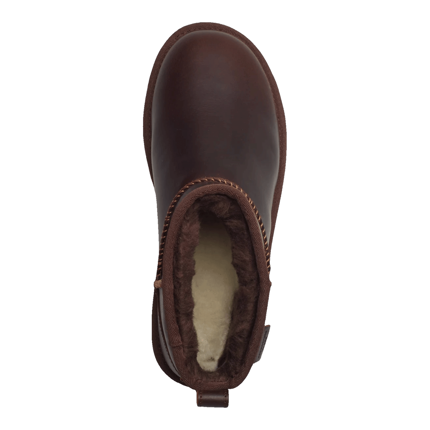 UGG Classic Ultra Mini LTHR Regen Boot Ironwood Oben