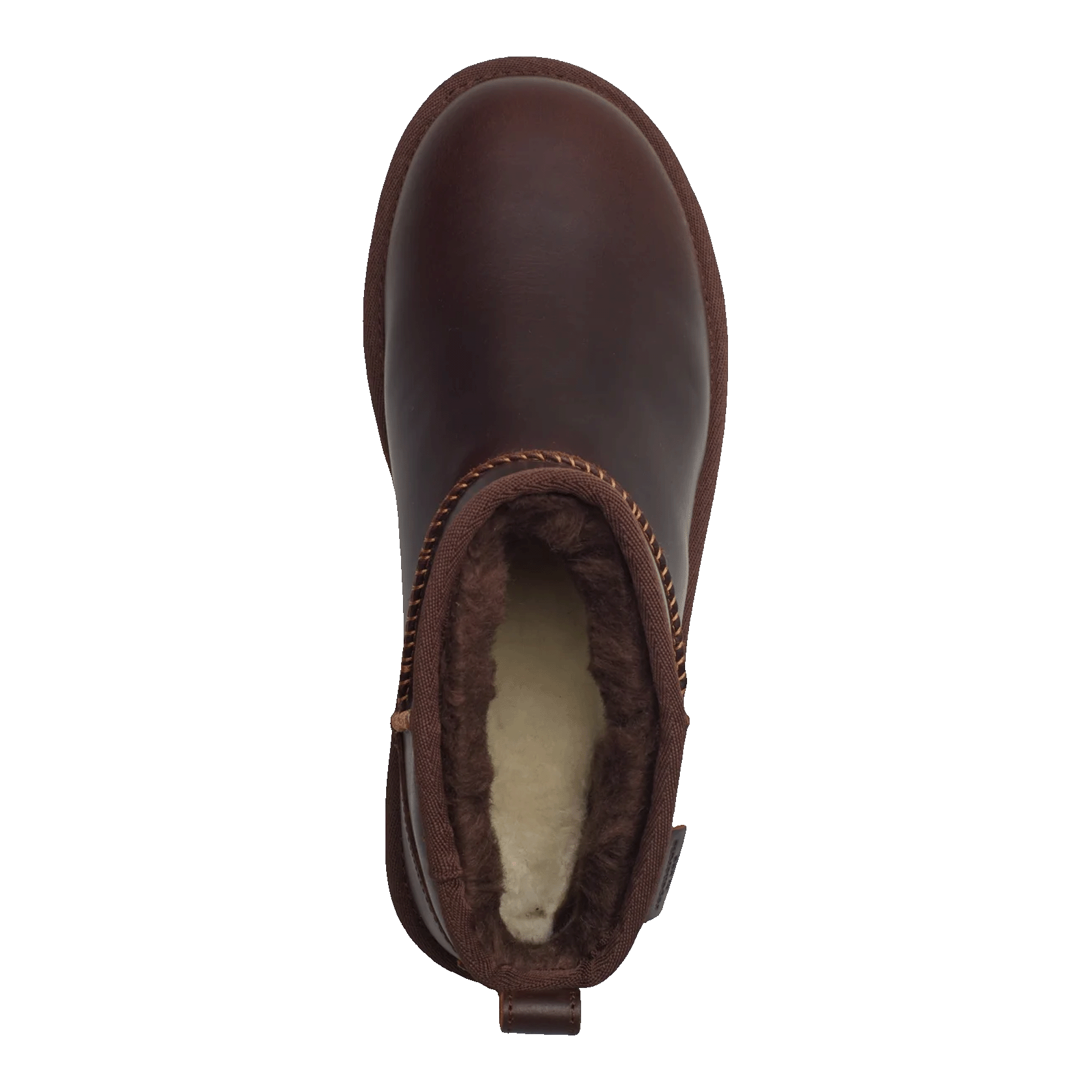 UGG Classic Ultra Mini LTHR Regen Boot Ironwood Oben