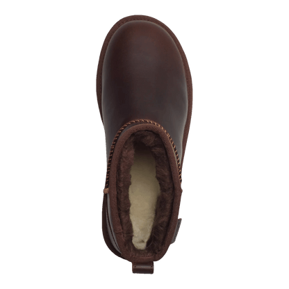 UGG Classic Ultra Mini LTHR Regen Boot Ironwood Oben
