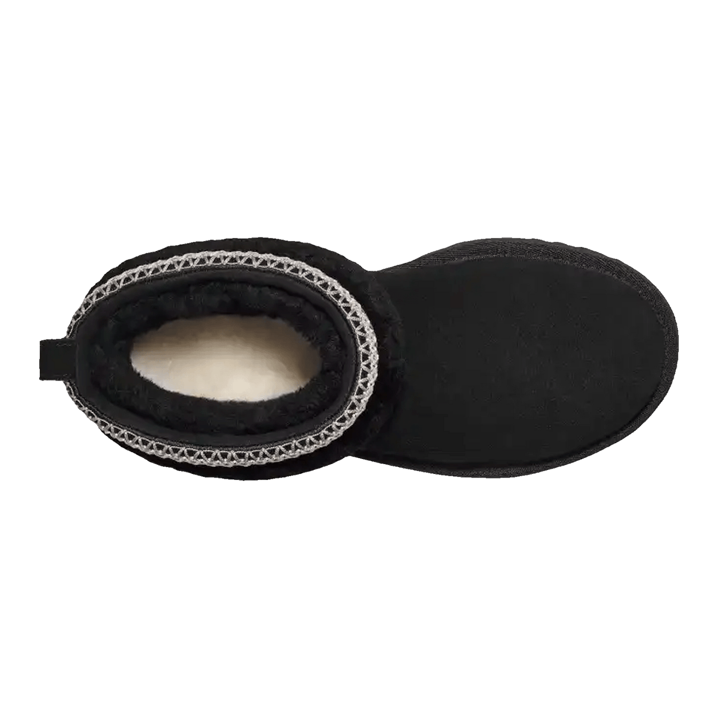 UGG Classic Ultra Mini Maxi Curly Boot Black (W) Oben