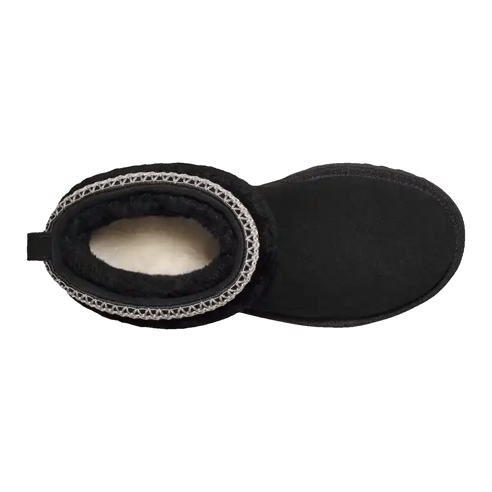 UGG Classic Ultra Mini Maxi Curly Boot Black (W) Oben