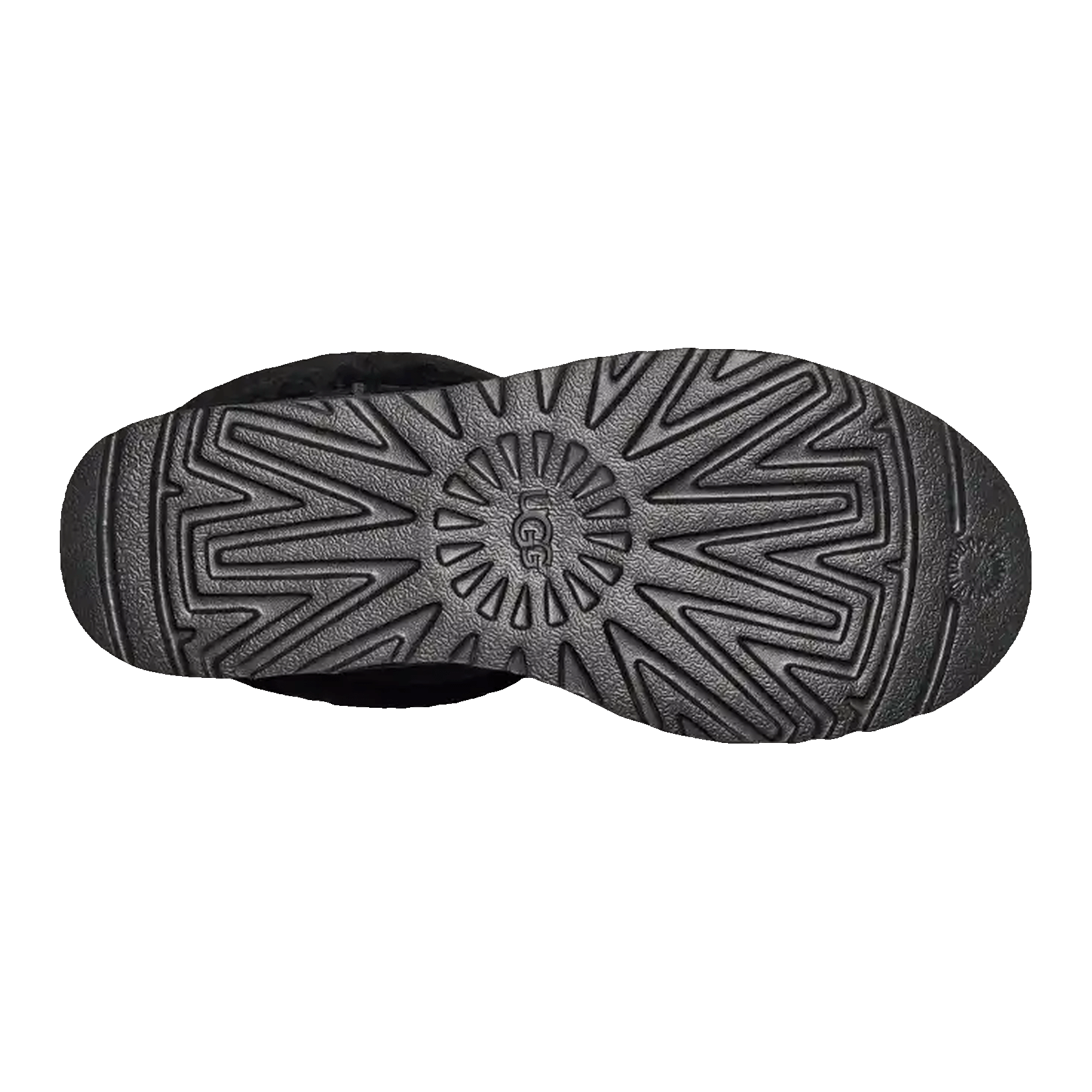 UGG Classic Ultra Mini Maxi Curly Boot Black (W) Sohle