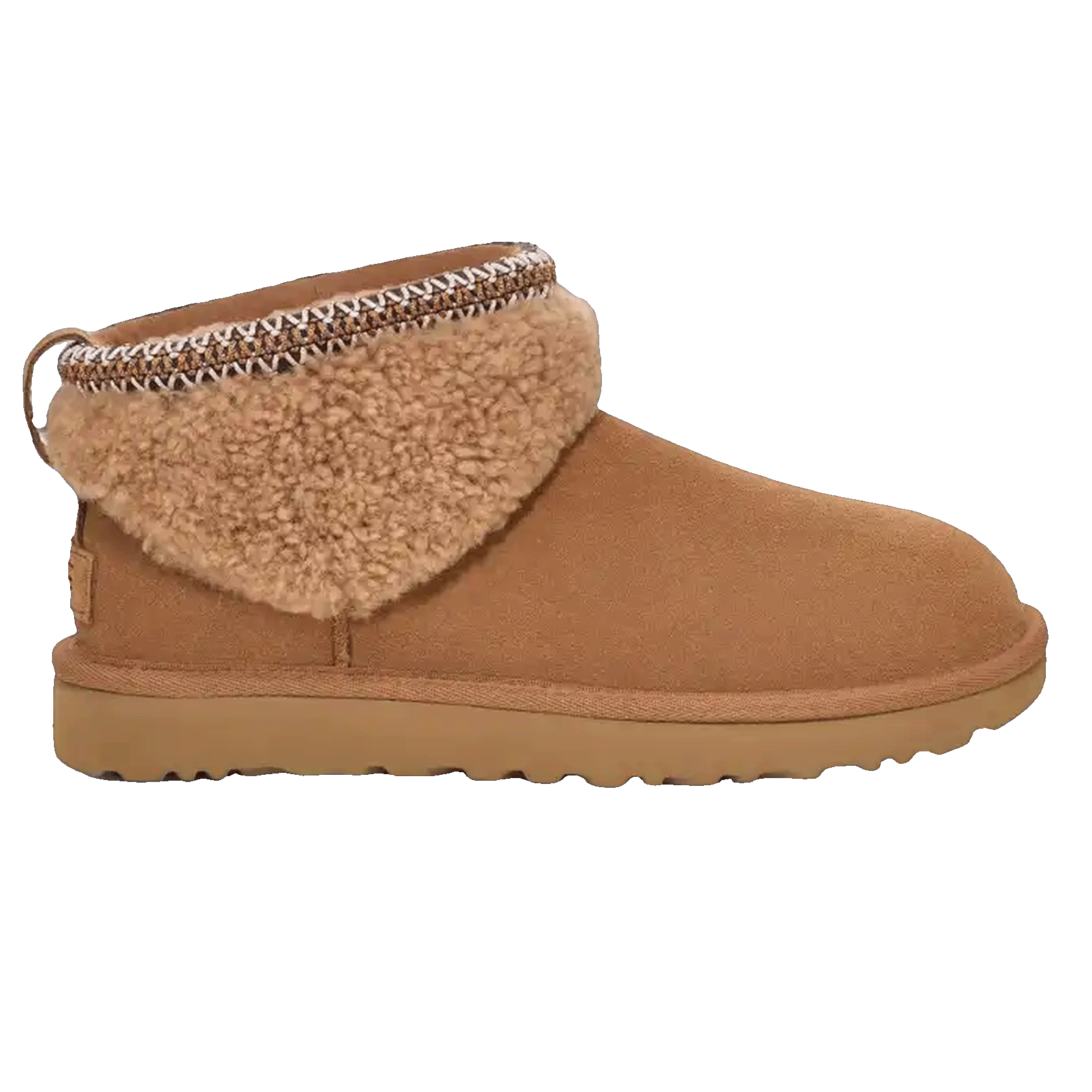 UGG Classic Ultra Mini Maxi Curly Boot Chestnut (W)