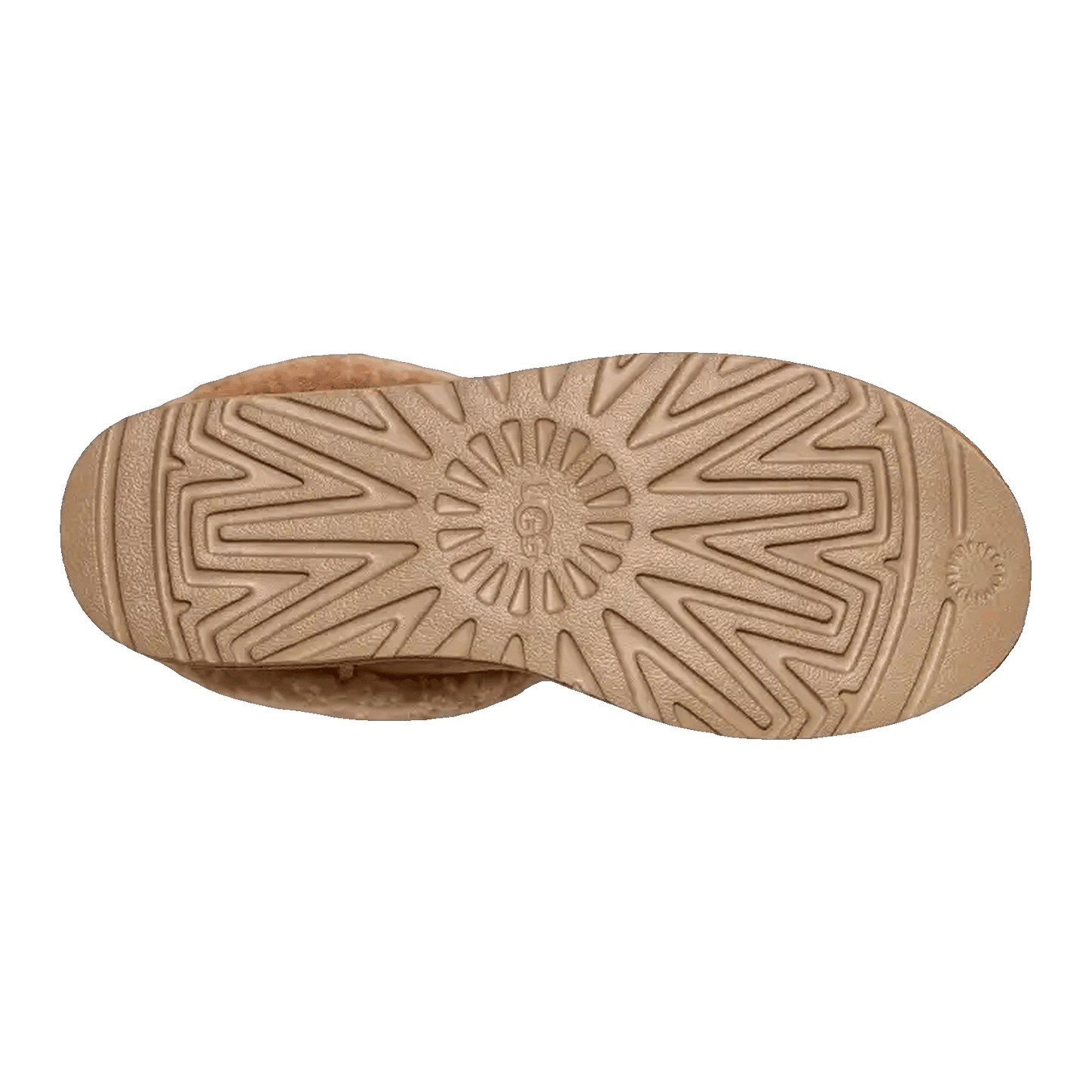 UGG Classic Ultra Mini Maxi Curly Boot Chestnut (W) Sohle