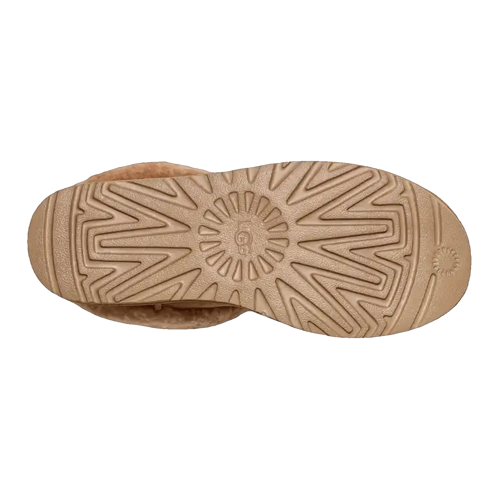 UGG Classic Ultra Mini Maxi Curly Boot Chestnut (W) Sohle