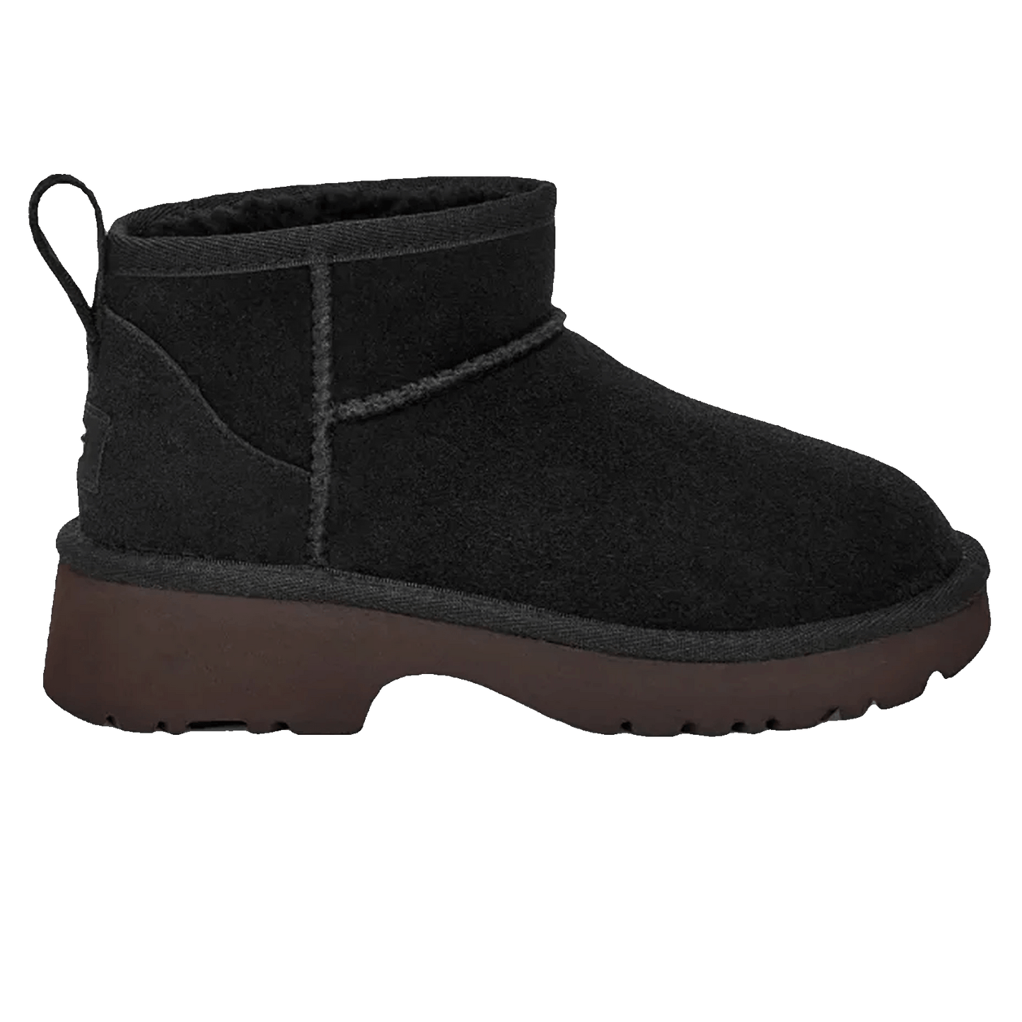 UGG Classic Ultra Mini New Heights Boot Black (Kids)