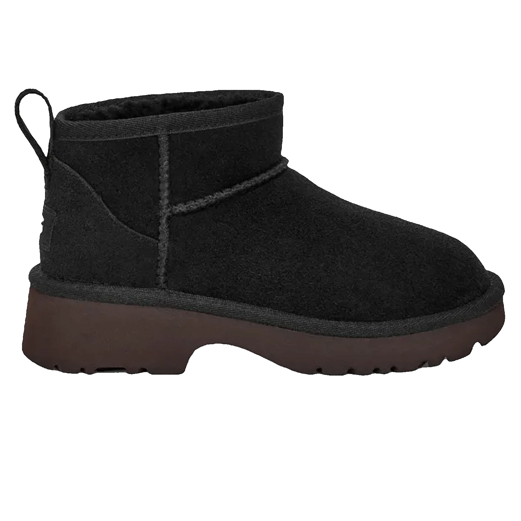 UGG Classic Ultra Mini New Heights Boot Black (Kids)