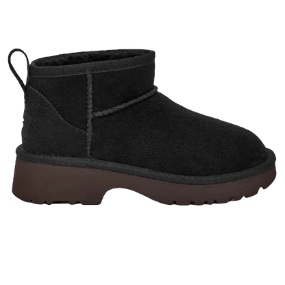 UGG Classic Ultra Mini New Heights Boot Black (Kids)