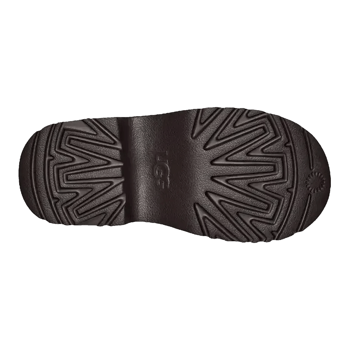 UGG Classic Ultra Mini New Heights Boot Black (Kids) Sohle