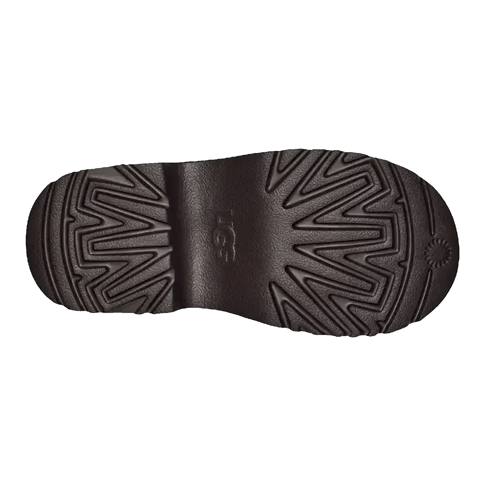 UGG Classic Ultra Mini New Heights Boot Black (Kids) Sohle