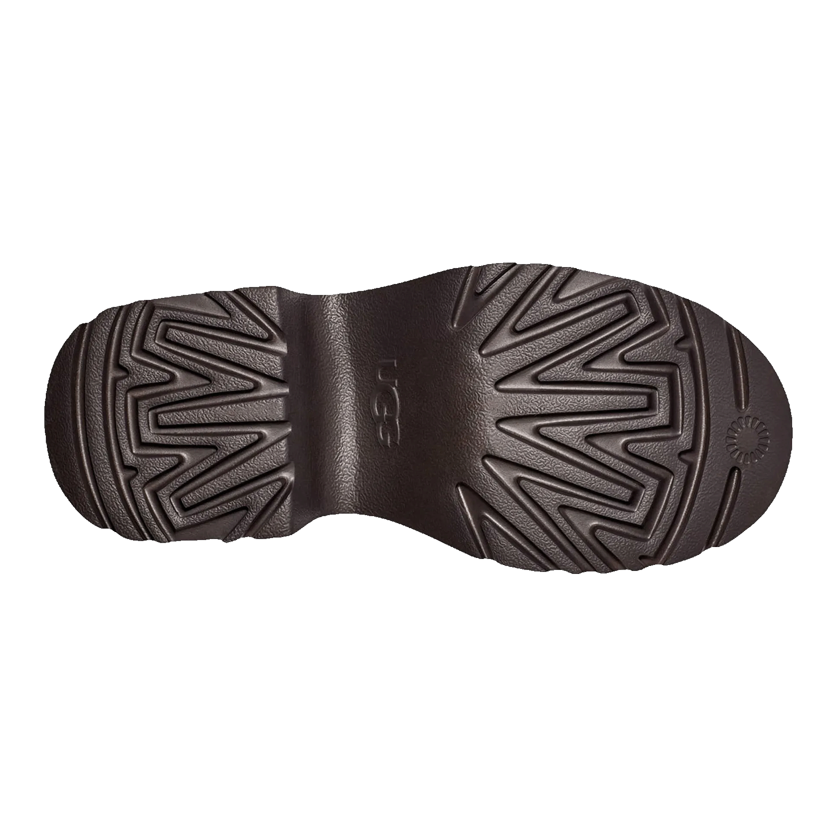 UGG Classic Ultra Mini New Heights Boot Black (W) Sohle