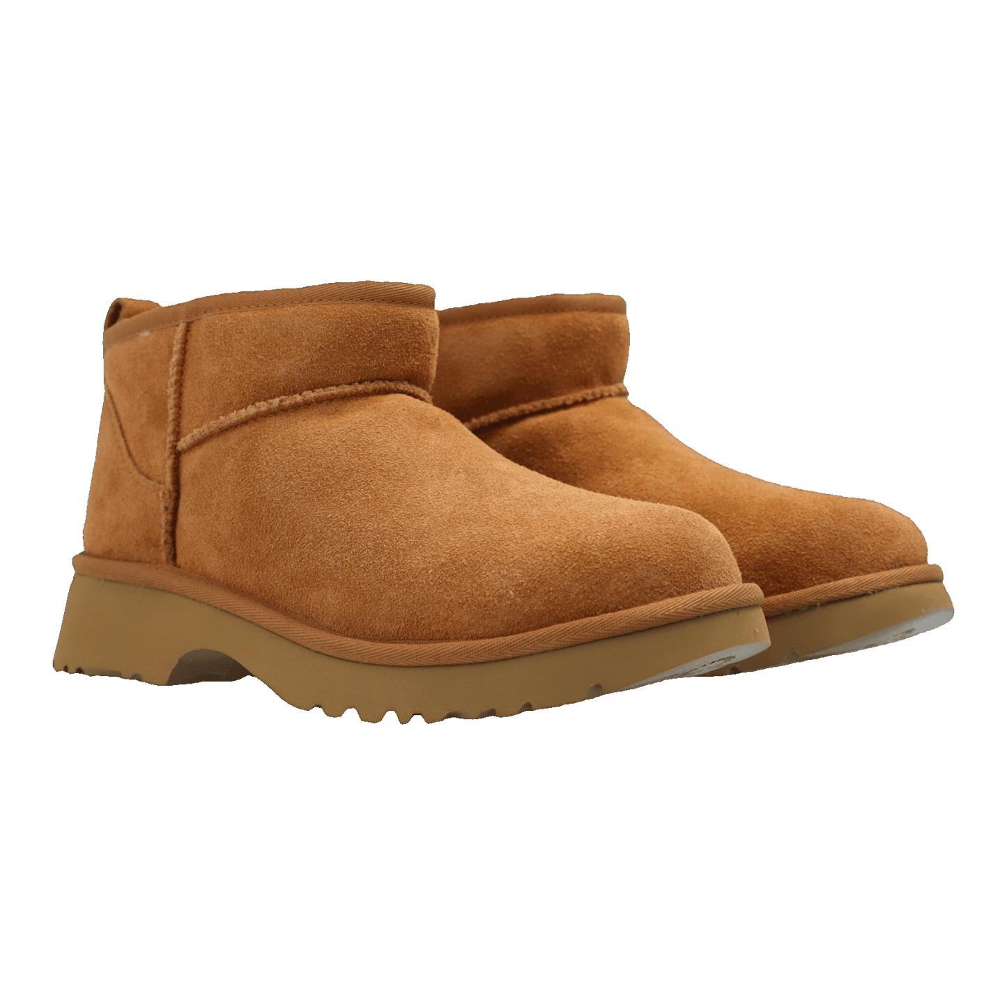 UGG Classic Ultra Mini New Heights Boot Chestnut (Kids) Side