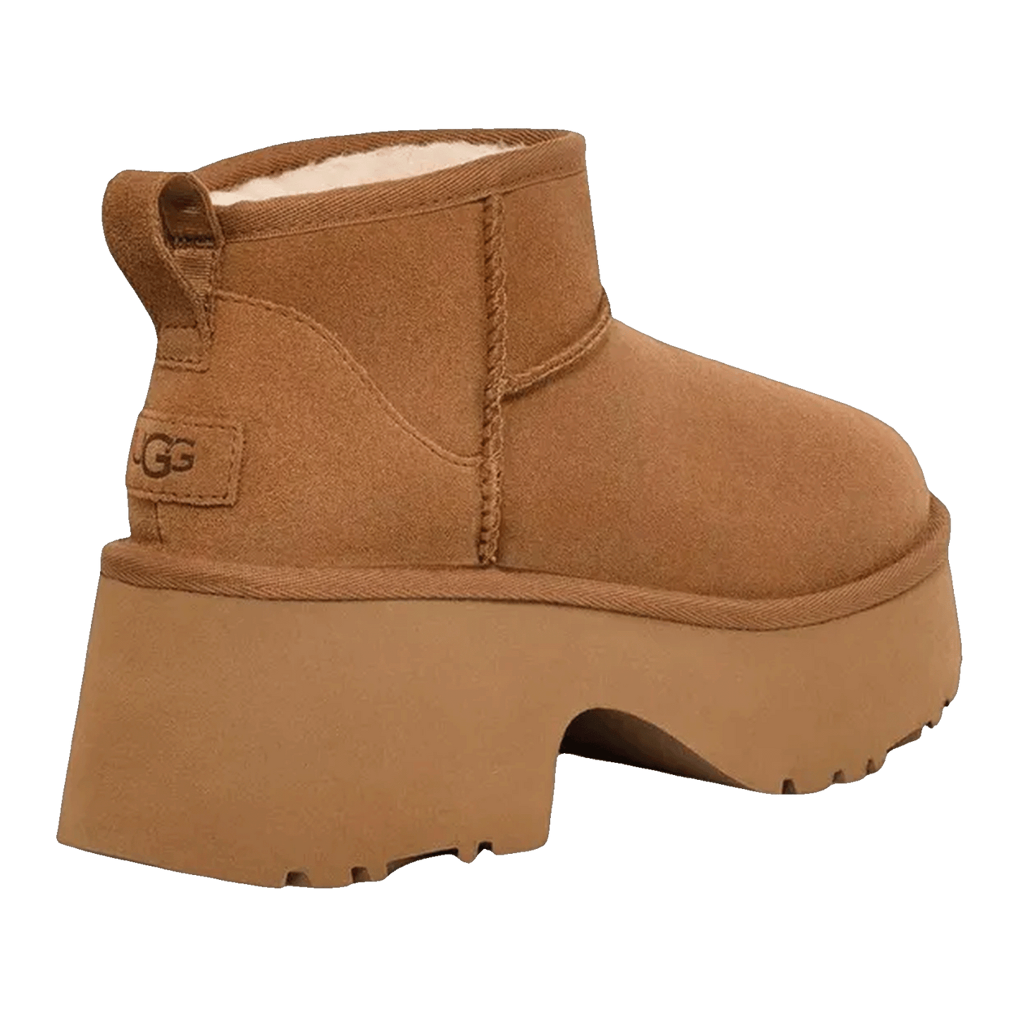 UGG Classic Ultra Mini New Heights Boot Chestnut (W) Back