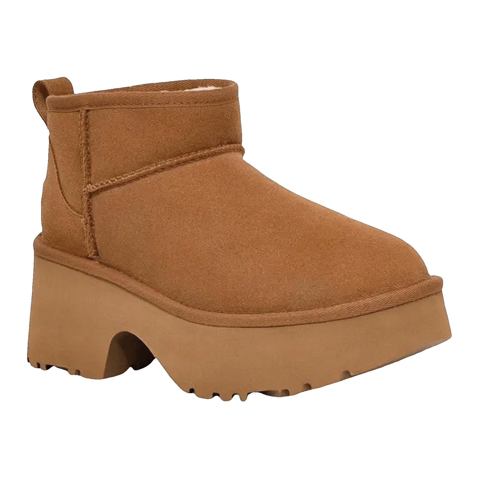 UGG Classic Ultra Mini New Heights Boot Chestnut (W) Side