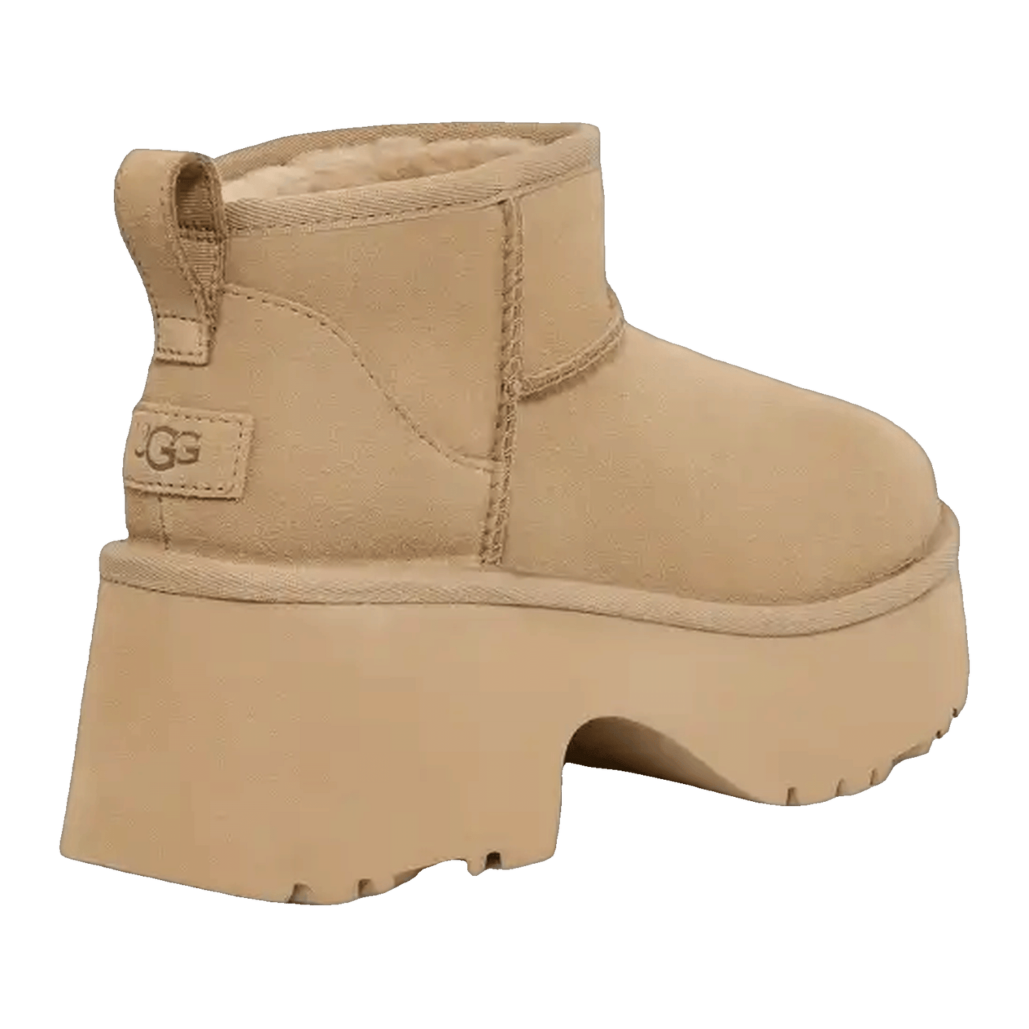 UGG Classic Ultra Mini New Heights Boot Mustard Seed (W) Back