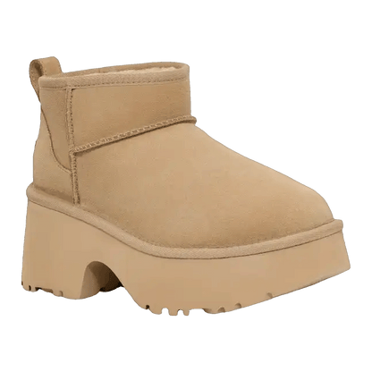 UGG Classic Ultra Mini New Heights Boot Mustard Seed (W) Side